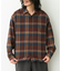 リラックスフィットチェックレギュラーシャツ