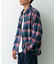 リラックスフィットチェックレギュラーシャツ