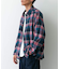 リラックスフィットチェックレギュラーシャツ