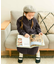 『親子リンク』『UR TECH』コーデュロイシャツワンピース(KIDS)
