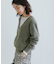 new basic　カシミヤコットンVネックチュニックニット