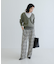 new basic　カシミヤコットンVネックチュニックニット