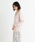 new basic　カシミヤコットンVネックチュニックニット