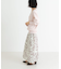 new basic　カシミヤコットンVネックチュニックニット