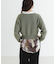 new basic　カシミヤコットンクルーネックニット