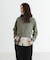 new basic　カシミヤコットンクルーネックニット