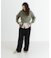 new basic　カシミヤコットンクルーネックニット