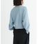 new basic　カシミヤコットンクルーネックニット