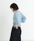 new basic　カシミヤコットンクルーネックニット