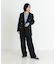 new basic　カシミヤコットンクルーネックニット