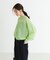new basic　リネン混スポンディッシュニットプルオーバー