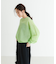 new basic　リネン混スポンディッシュニットプルオーバー