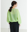 new basic　リネン混スポンディッシュニットプルオーバー