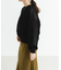 new basic　リネン混スポンディッシュニットプルオーバー