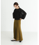 new basic　リネン混スポンディッシュニットプルオーバー