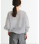 new basic　リネン混スポンディッシュニットプルオーバー