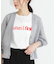 new basic　リネン混スポンディッシュニットカーディガン