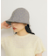 刺繍チェックチューリップHAT