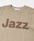 JazzロゴプリントTシャツ