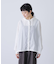 コットンシルクシアーフーディシャツ