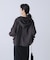 コットンシルクシアーフーディシャツ