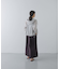 コットンシルクシアーフーディシャツ