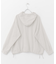 コットンシルクシアーフーディシャツ