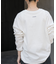 FORK&SPOON　フォームプリントロングスリーブTシャツ