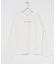 FORK&SPOON　フォームプリントロングスリーブTシャツ