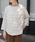 FORK&SPOON　ボトルネック8分袖Tシャツ