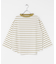FORK&SPOON　ボトルネック8分袖Tシャツ