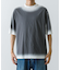 GGG　Fade Print Crew-Neck Short-Sleeve T-shirts