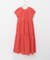 F by ROSSO　コットンボイルタックティアードワンピース