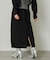 フリンジベストレイヤードニットワンピース