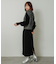 フリンジベストレイヤードニットワンピース