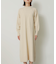 フリンジベストレイヤードニットワンピース
