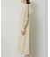 フリンジベストレイヤードニットワンピース