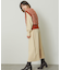 フリンジベストレイヤードニットワンピース
