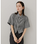 クロップドシャーリングシャツ(半袖)