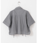 クロップドシャーリングシャツ(半袖)