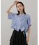 クロップドシャーリングシャツ(半袖)