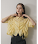 クロップドシャーリングシャツ(半袖)