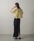 クロップドシャーリングシャツ(半袖)
