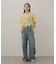 クロップドシャーリングシャツ(半袖)