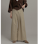 タックワイドパンツ