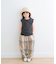 『WEB／一部店舗限定サイズ』ノースリーブランダムリブカットソー(KIDS)