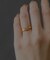 SMELLY so’　stone line ring