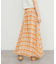 シアーチェックプリーツスカート