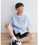 『WEB／一部店舗限定サイズ』ロゴ刺繍ストライプシャツ(KIDS)
