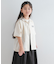『WEB／一部店舗限定サイズ』ロゴ刺繍ストライプシャツ(KIDS)